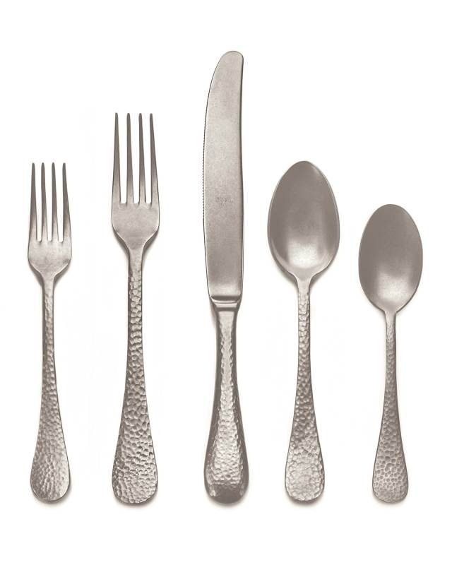 Epoque Pewter 5-Piece Flatware Set
